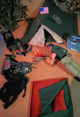 Campamento - Action-Man Articulado Comlementos