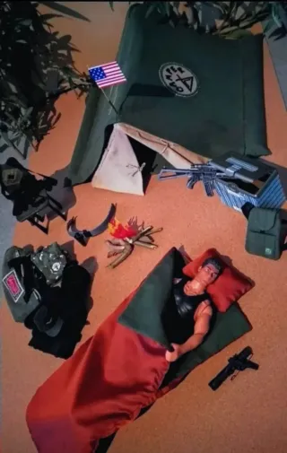 Campamento - Action-Man Articulado Comlementos