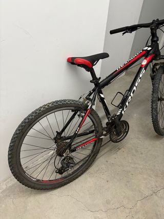 Bicicleta Montaña 26 Kross Negra/Roja