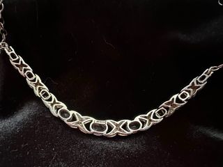 Gargantilla Plata 925 Amatistas Ovaladas