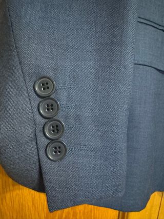 Traje de vestir azul grisáceo, edición limitada