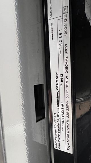 Microondas Grill Balay Encastrado Nuevo