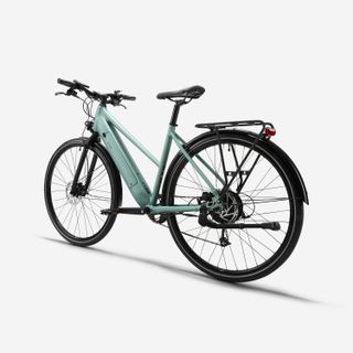 Bicicleta eléctrica ciudad Larga Distancia Elops 500 cuadro