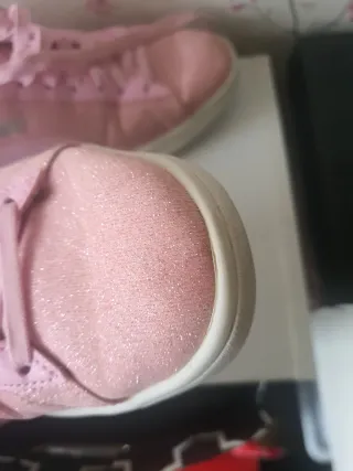 Zapatillas Puma Brillantes Rosa y Plata