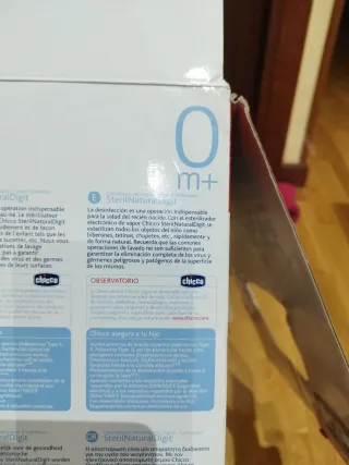 Esterilizador de biberones Chicco