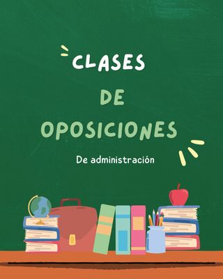 Clases de oposiciones y/o de técnicas de estudio