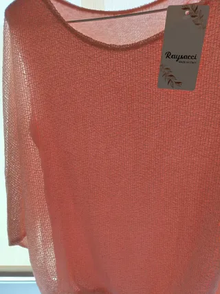 Blusa rosa talla única