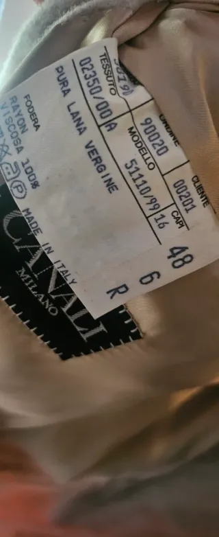 Abrigo Canali Beige Talla 48/50