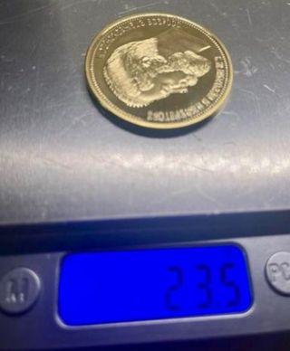 Moneda Oro Nicolás I 1901