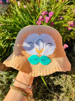 Rowlet Pokémon Straw Hat