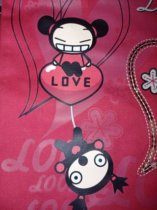 Borsa a spalla Pucca Club rossa