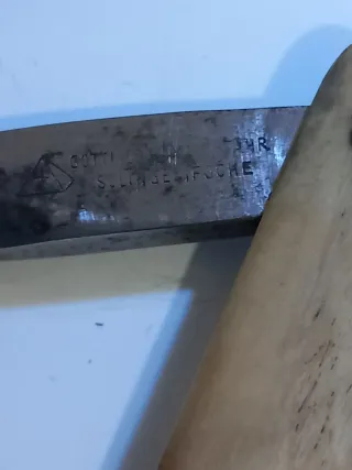 Navaja de afeita Gottfifb Hammesfahr antigua