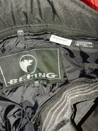 Pantalón de moto cordura con tirantes