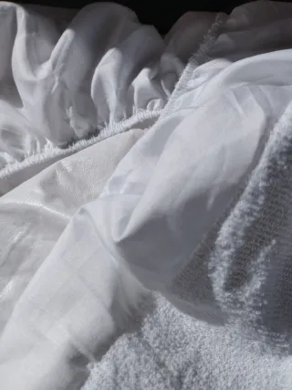 3 protectores para colchón de cuna 60x120 cm