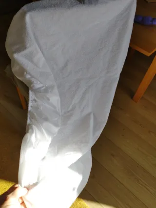 3 protectores para colchón de cuna 60x120 cm