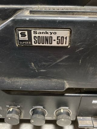 Proyector súper 8 antiguo Sank yo sound 501