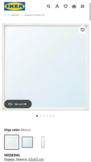 Tocador IKEA MALM blanco 120x41 cm