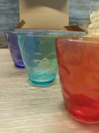 Set 6 Bicchieri DGBAVARIA acqua colorati