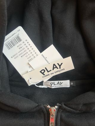 Sudadera Comme des Garçons Negra Corazón