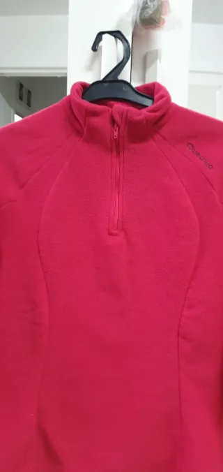 Sudaderas polares Quechua frambuesa y morado