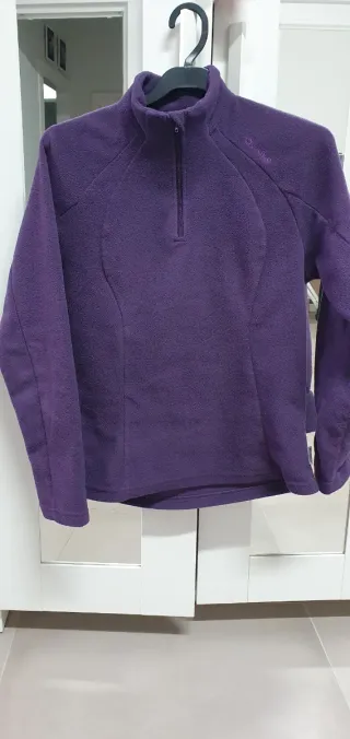 Sudaderas polares Quechua frambuesa y morado