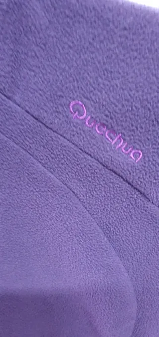 Sudaderas polares Quechua frambuesa y morado