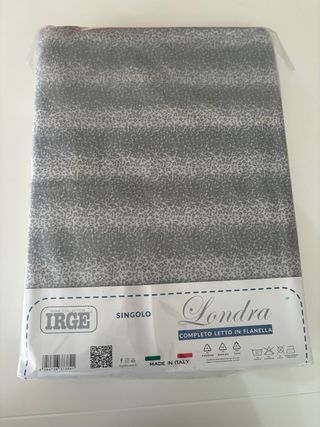 Completo letto flanella singolo IRGE Londra