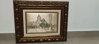 Grabado Plata Ermita Lidon Marco exterior 52x42