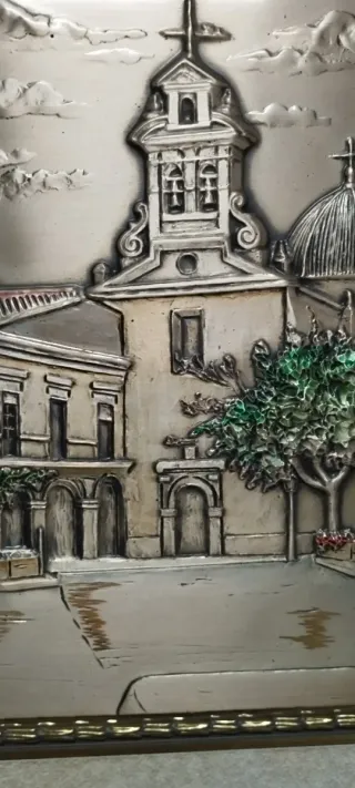 Grabado Plata Ermita Lidon Marco exterior 52x42