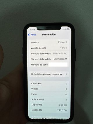iPhone 11 Pro 256GB Blanco - Plateado