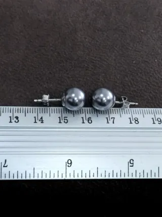 Pendientes plata ley chica nuevos