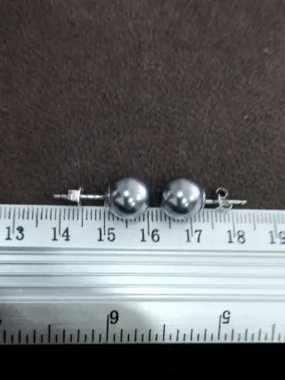 Pendientes plata ley chica nuevos
