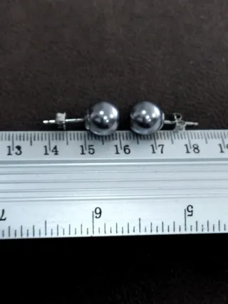 Pendientes plata ley chica nuevos