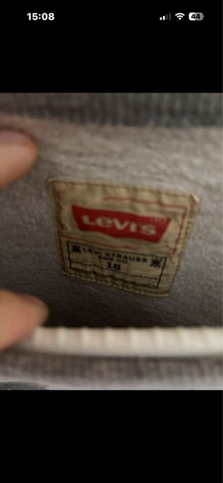 Sudadera Gris Levi's Logo