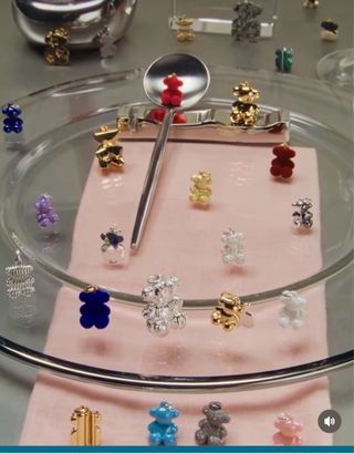 Colgante Oso Tous Cerámica y Plata