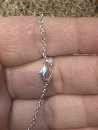 Gargantilla Plata Corazón Circonitas