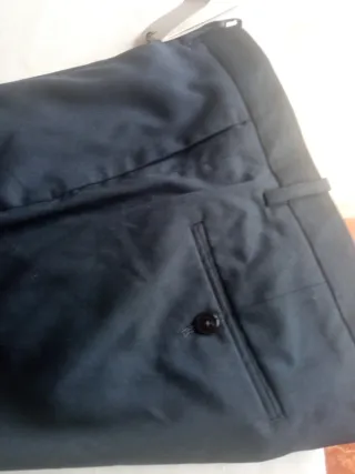 Pantalón de vestir azul oscuro caballero