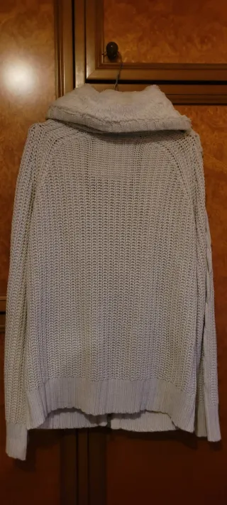 Maglione uomo beige,cerniera da cambiare.