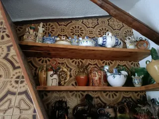 Colección de botijos de cerámica