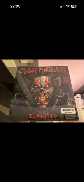 Vinilo Iron Maiden Senjutsu 3LP Silver Vinyl