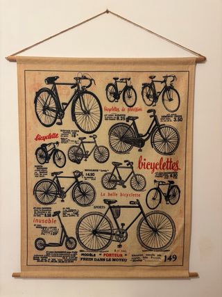 Cuadro Bicicletas Vintage