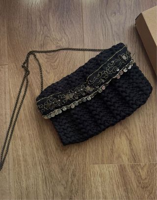 Bolso de fiesta negro BOBO