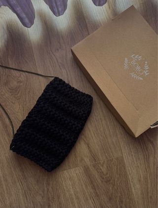 Bolso de fiesta negro BOBO