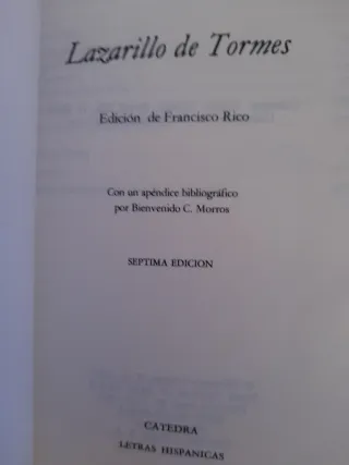 Lazarillo de Tormes (Letras Hispánicas) (Spanis...