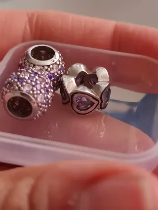 3 Charms Pandora de plata 925