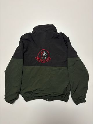 Chaqueta Moncler Negra y Verde Talla M