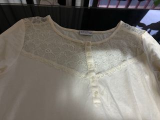 Pijama La Perla Blanco Encaje