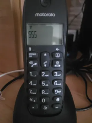 Teléfono Inalámbrico Motorola Negro
