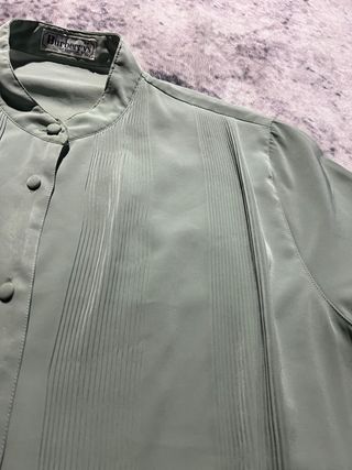 Camicia Burberry Seta Donna Taglia L Menta