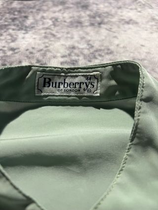 Camicia Burberry Seta Donna Taglia L Menta